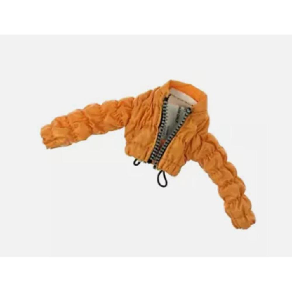 Rainbow High Poppy Rowan Orange Puffy Coat Jacket
